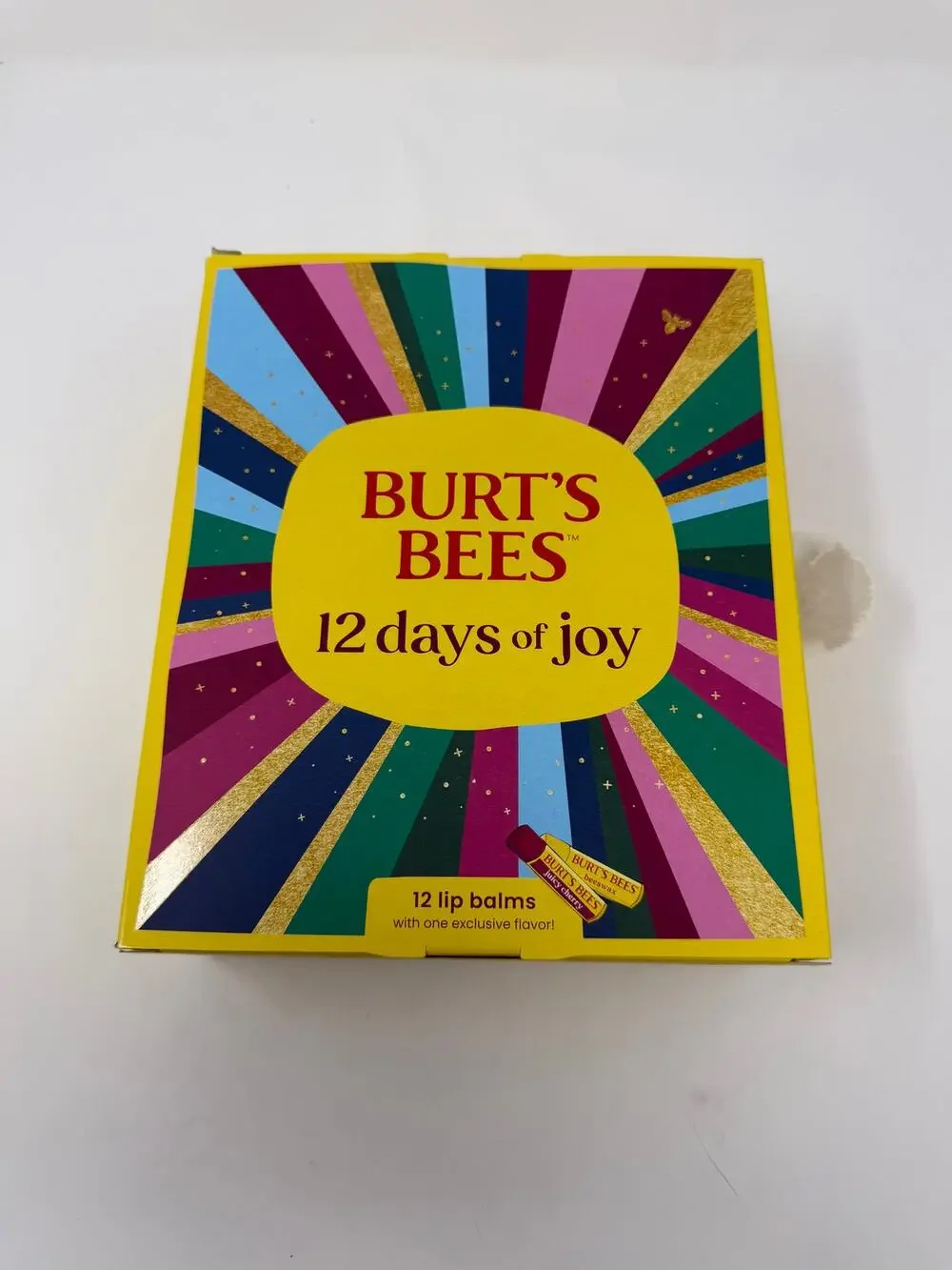 BURTS BEES 12 Days of Joy Advent - 12 lip balms